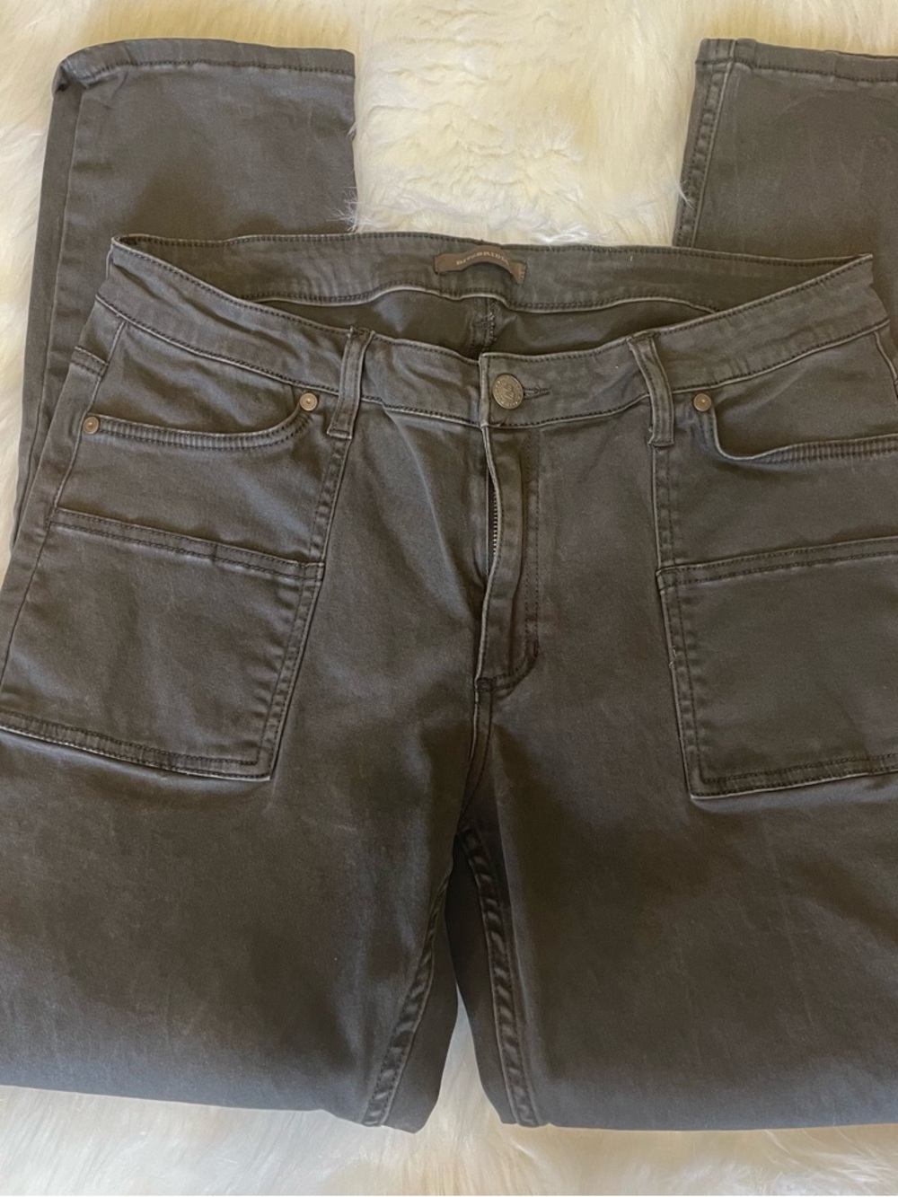 Bit & Bridle Women’s Mid - Rise Utility Skinny Pants 16 Grey